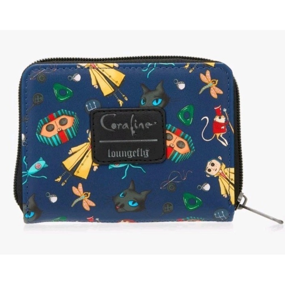 NWT Loungefly Coraline Icons Mini Backpack & Wallet Set Whimsigoth Grunge - Picture 7 of 9